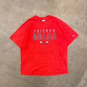 Vintage Chicago Bulls NBA Champion 90s Basketball T-Shirt Size XXL